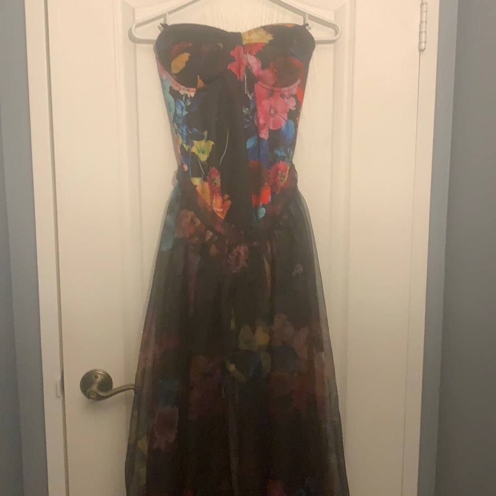 Bebe Floral Interchangeable Dress with Tulle